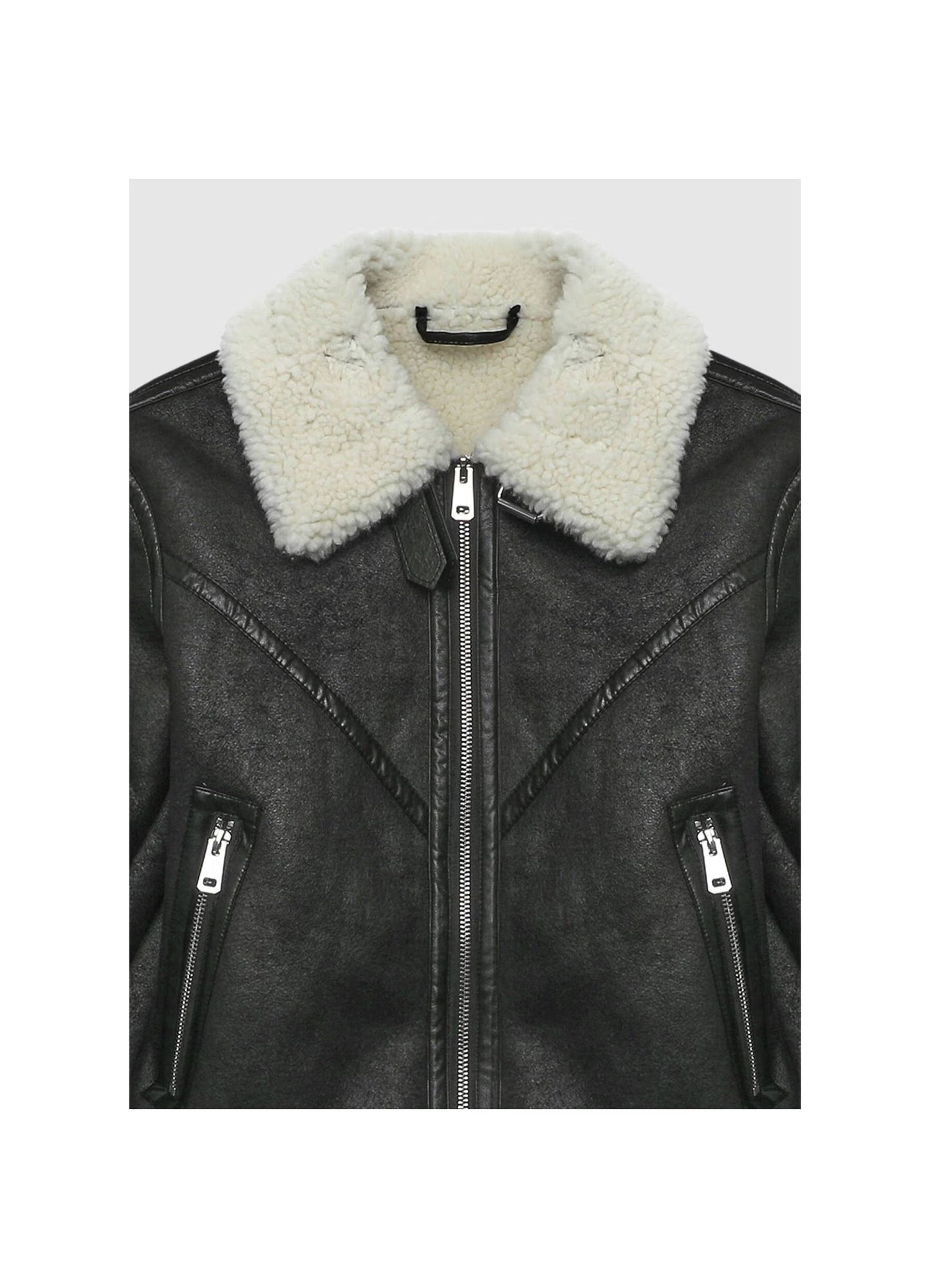 Chaqueta de Borreguillo Sintético para Mujer – Estilo Urbano con Comodidad